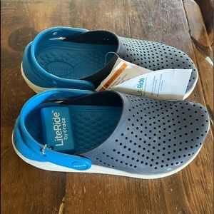 CROCS LiteRide boys shoes Brand new with tags, never worn. Size J2